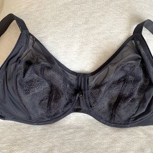 Chantelle 32H Blue Grey Lace NWT